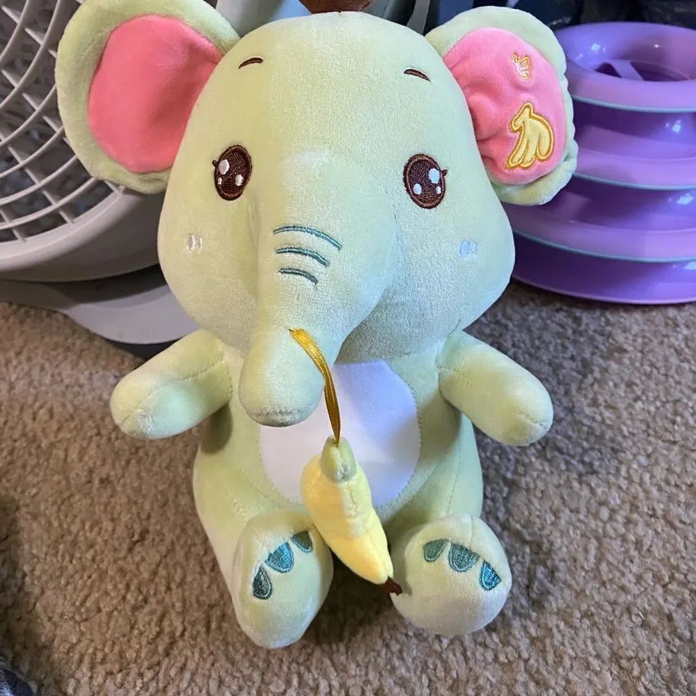 Elephant Banana Baby Stuffed Animal Plush